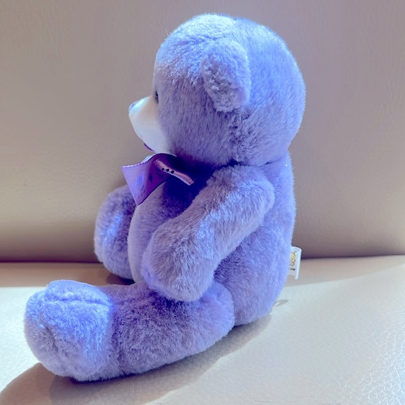 New✨Purple Plush Teddy Bear 6” - Picture 2 of 6